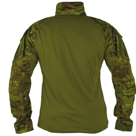 DELTA SIX TACTICAL TOP FROG SUIT / COMBAT SHIRT V3 WITH PROTECTORS (MULTICAM TROPIC)