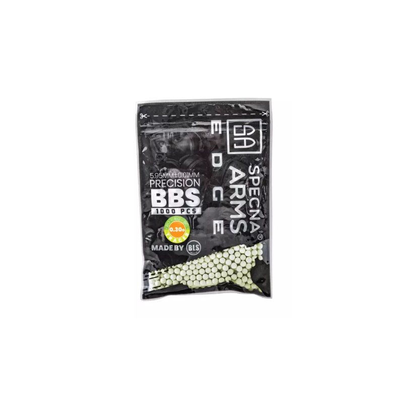 Specna Arms EDGE™ Tracer BIO Precision BBs 0.30g - 1000 BBs – Green