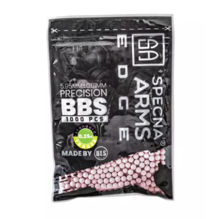 Specna Arms EDGE™ Tracer Precision BBs 0.25 g - 1000 BBs – Red