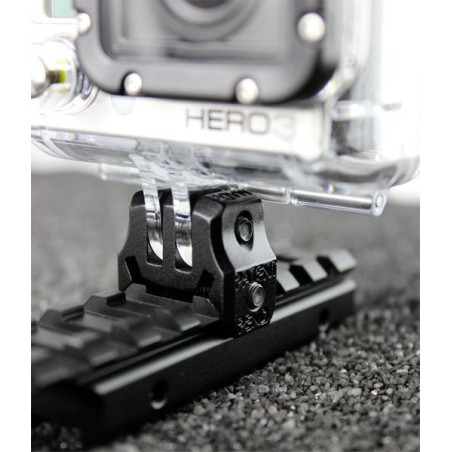 Picatinny Mount, Inception Designs for Action Cams, black