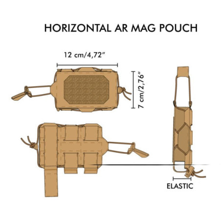 Horizontal AR Mag Pouch