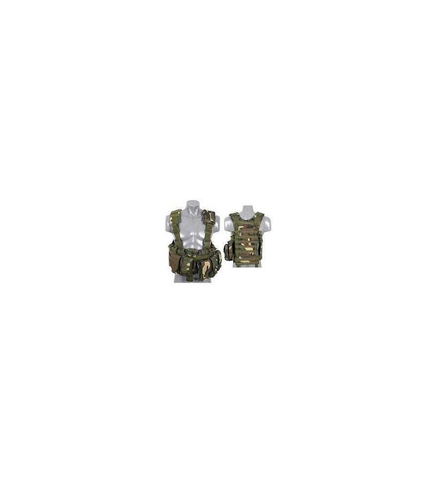 Tactical Harness Woodland Tactical Harness Woodland