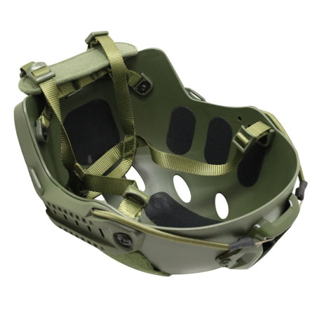 Airsoft replica helmet FAST type PJ  M/L Olive