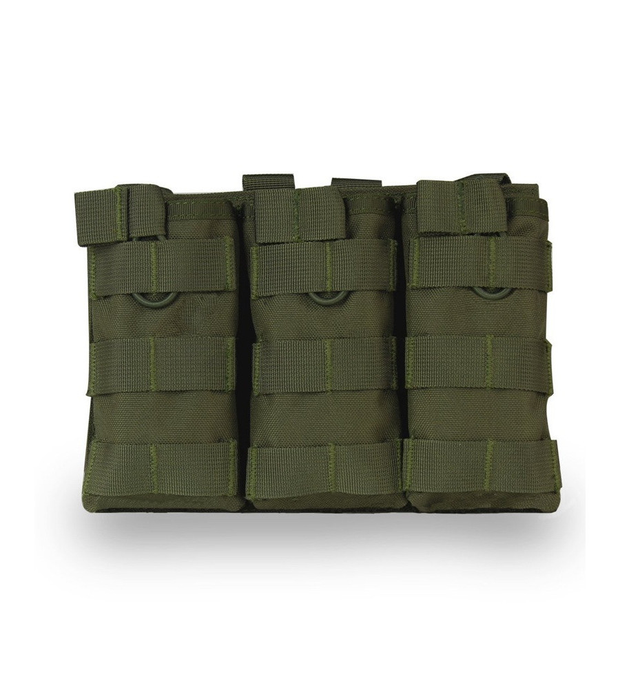 MOLLE Triple Open Pouch for M4 Magazines