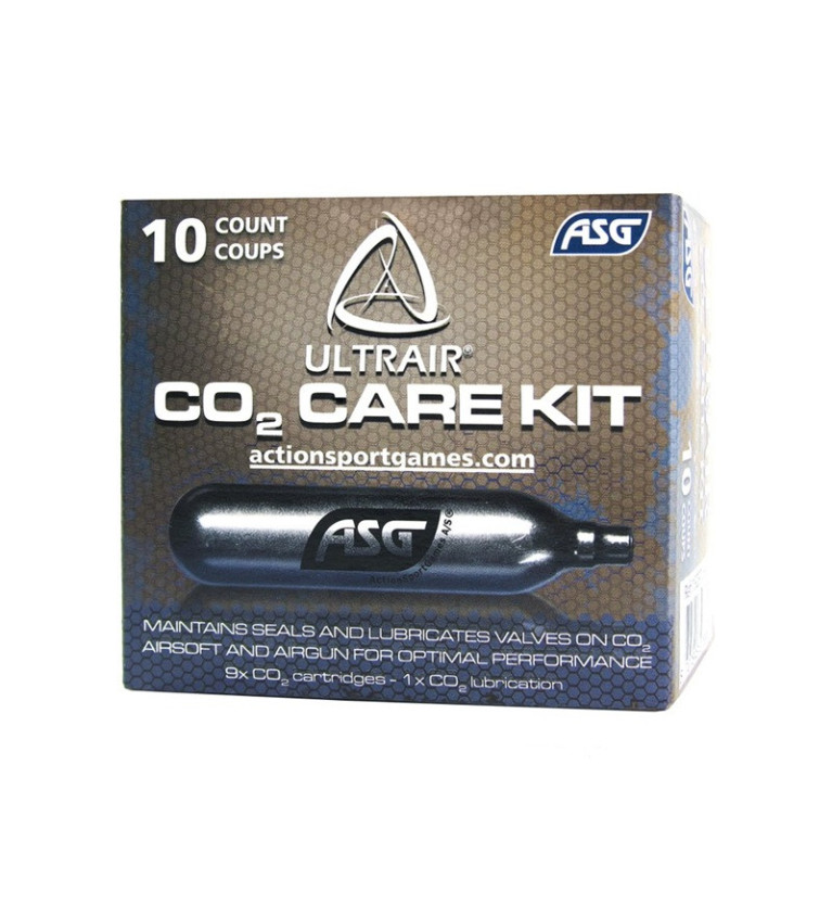 ASG CO2 12g 9+1 silikoni
